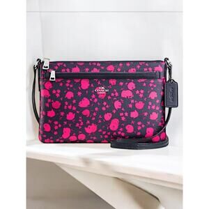 Coach F56838 East/West Crossbody Bag In Prairie Calico Print